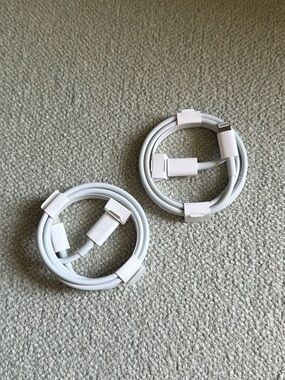 Two NEW Apple USB-C to Lightning Cables